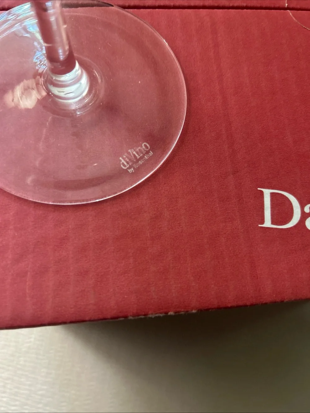 Rosenthal Red DiVino Wine Glasses